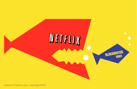 netflix eats blockbuster