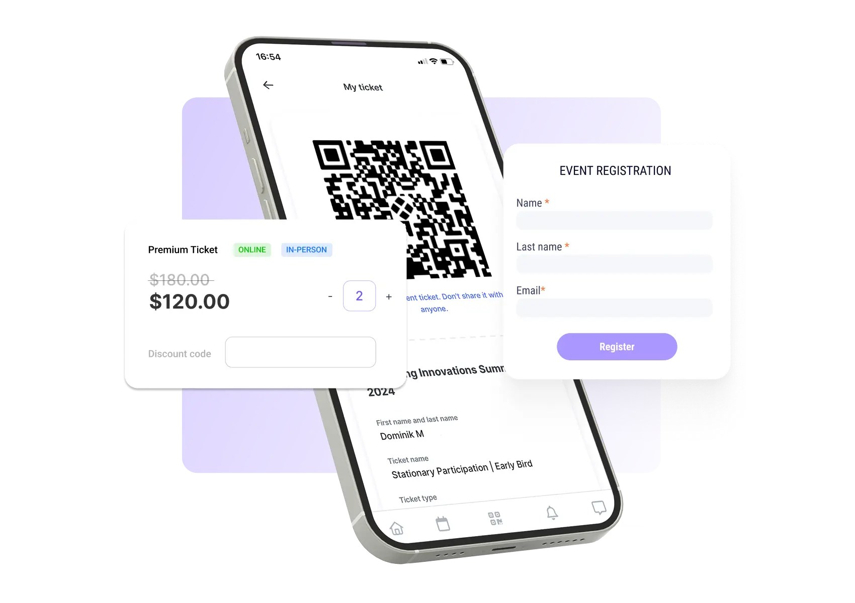 Gridaly event registration and ticketing module with QR ticket and multi-currency payment options