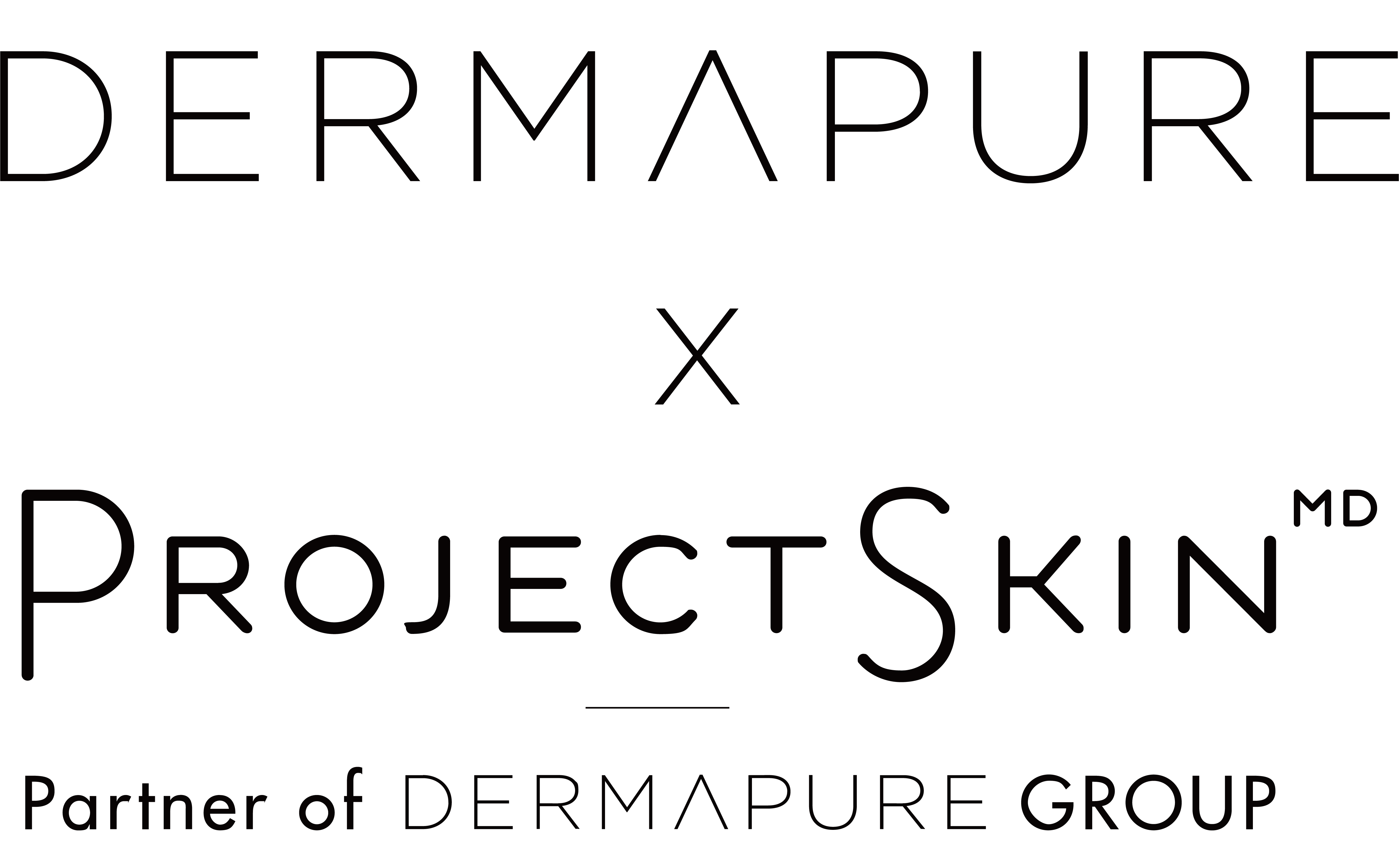 Dermapure x ProjectSkin logo.