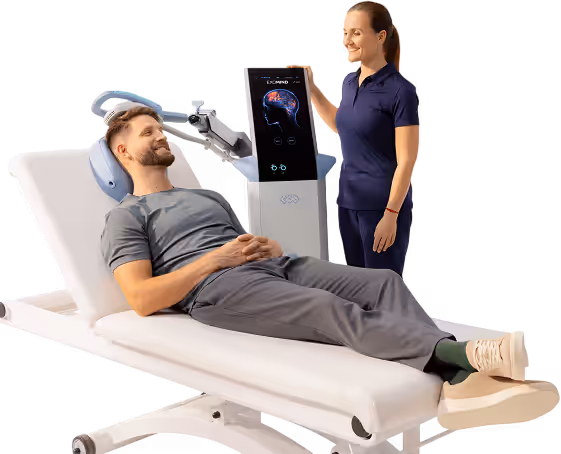 Men experiencing Exomind treatment