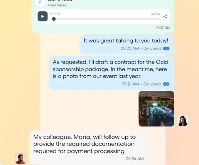 conversation aircall