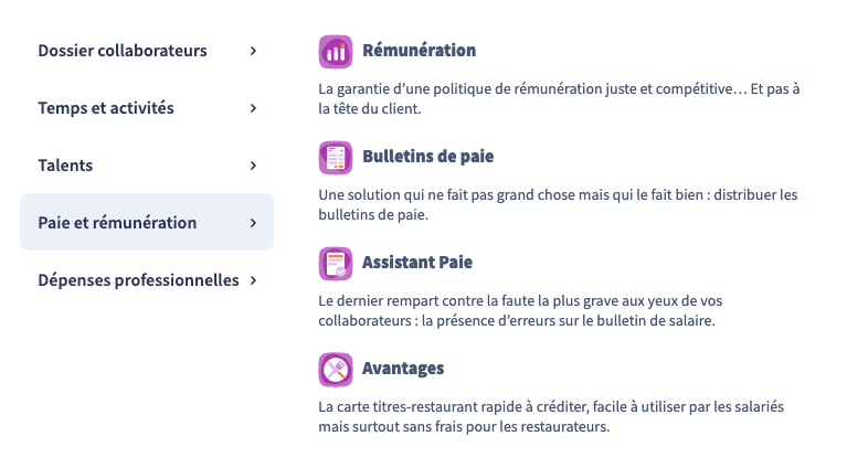 paie et remunération lucca