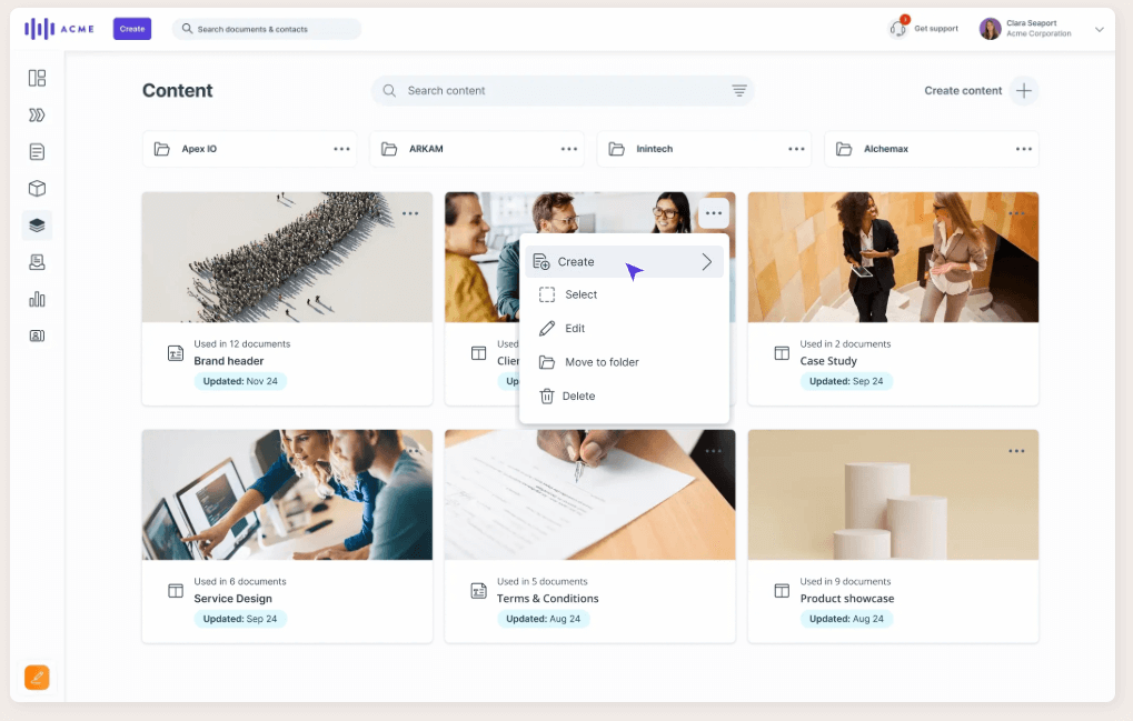getaccept dashboard