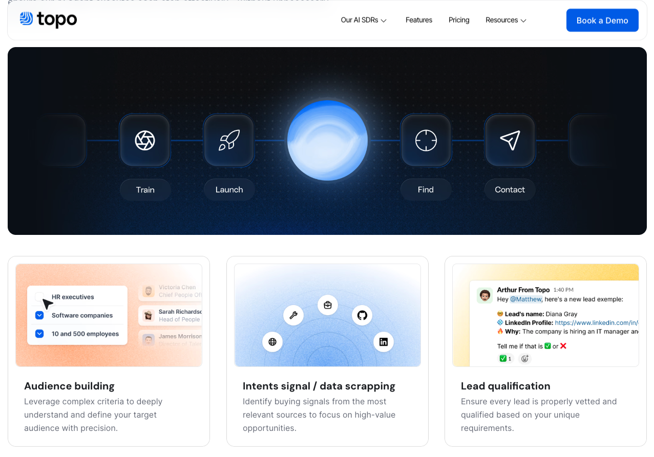 Home page topo.io