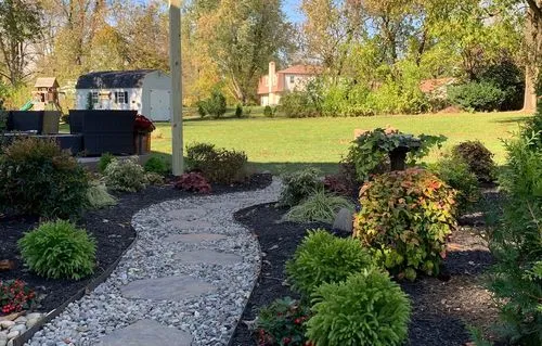 back yard garden design in montgomery county