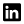 LinkedIn logo with blue and white square design on white background