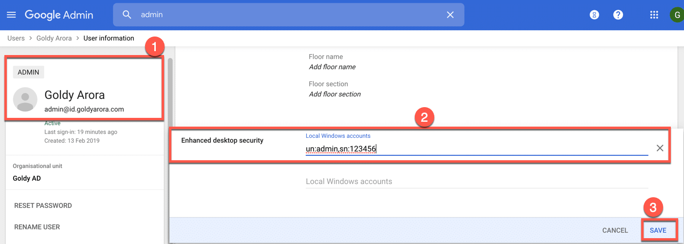 44. Populate new custom attribute with Windows user profile values