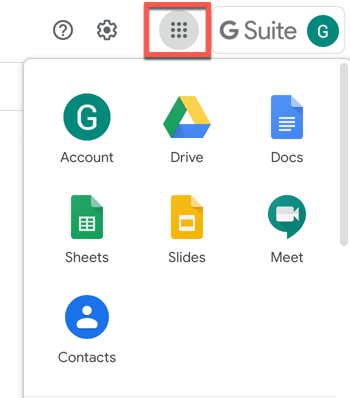 18. You can click on launcher to access G Suite essentials apps 1