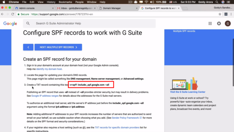 configure spf record google e1511479379953