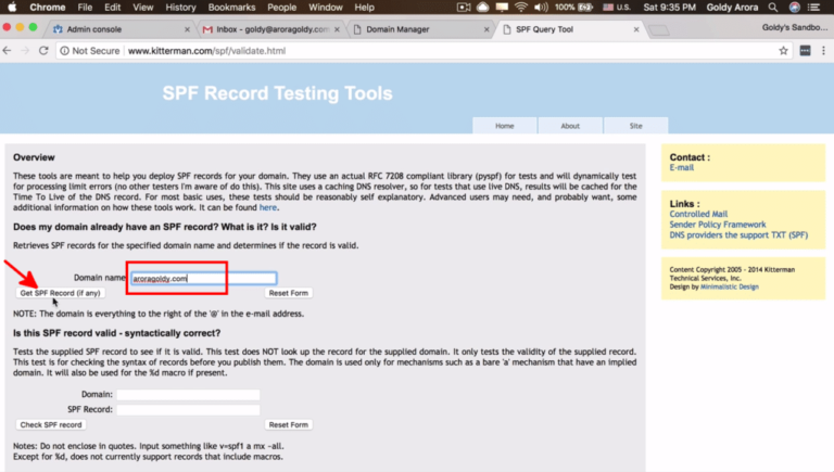 spf record testing e1511479346523