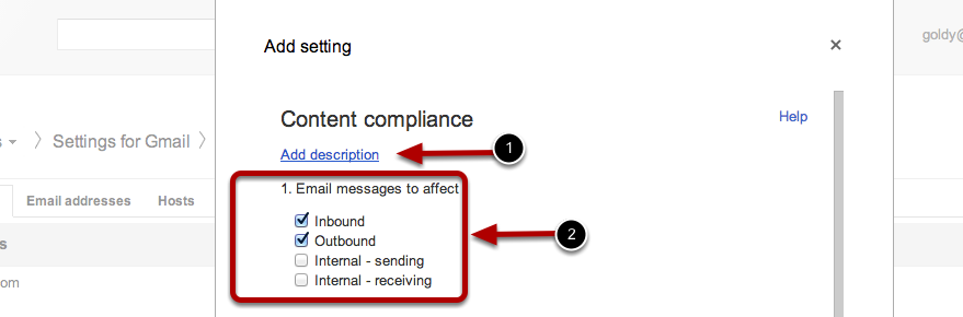 Step 6 Define the applicability of your rule whether i