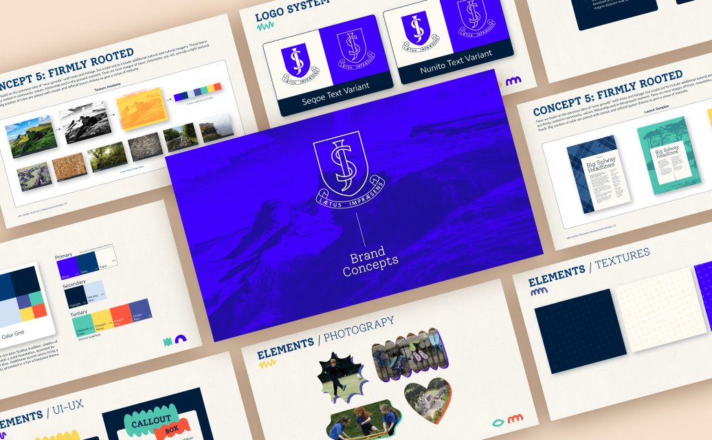Brand refresh for primary and secondary school in Dublin