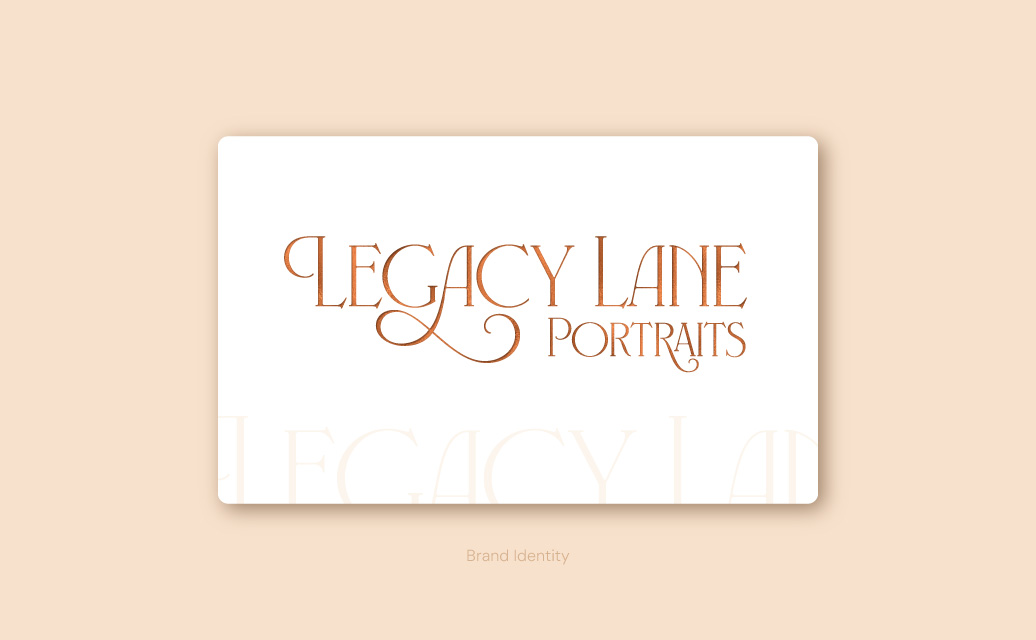 Logo and brand identity for photography company