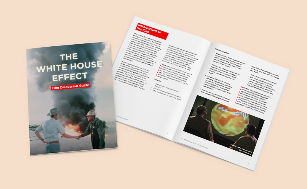 Learning guide for a film, The White House Effect