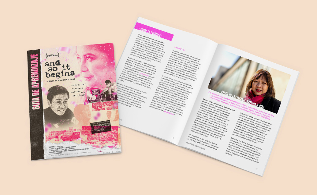 Printed booklet to accompany a film