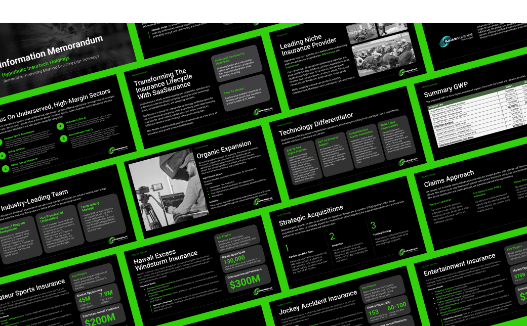 investor deck design