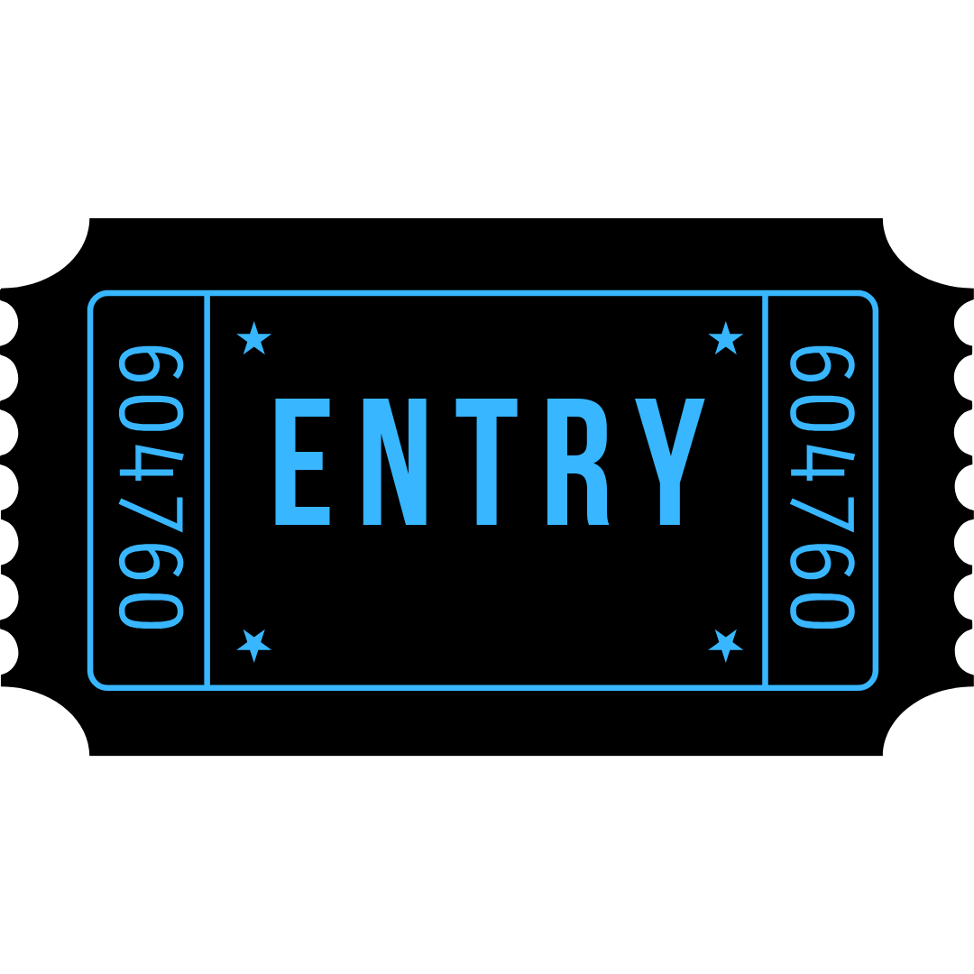 Ticket that says entry