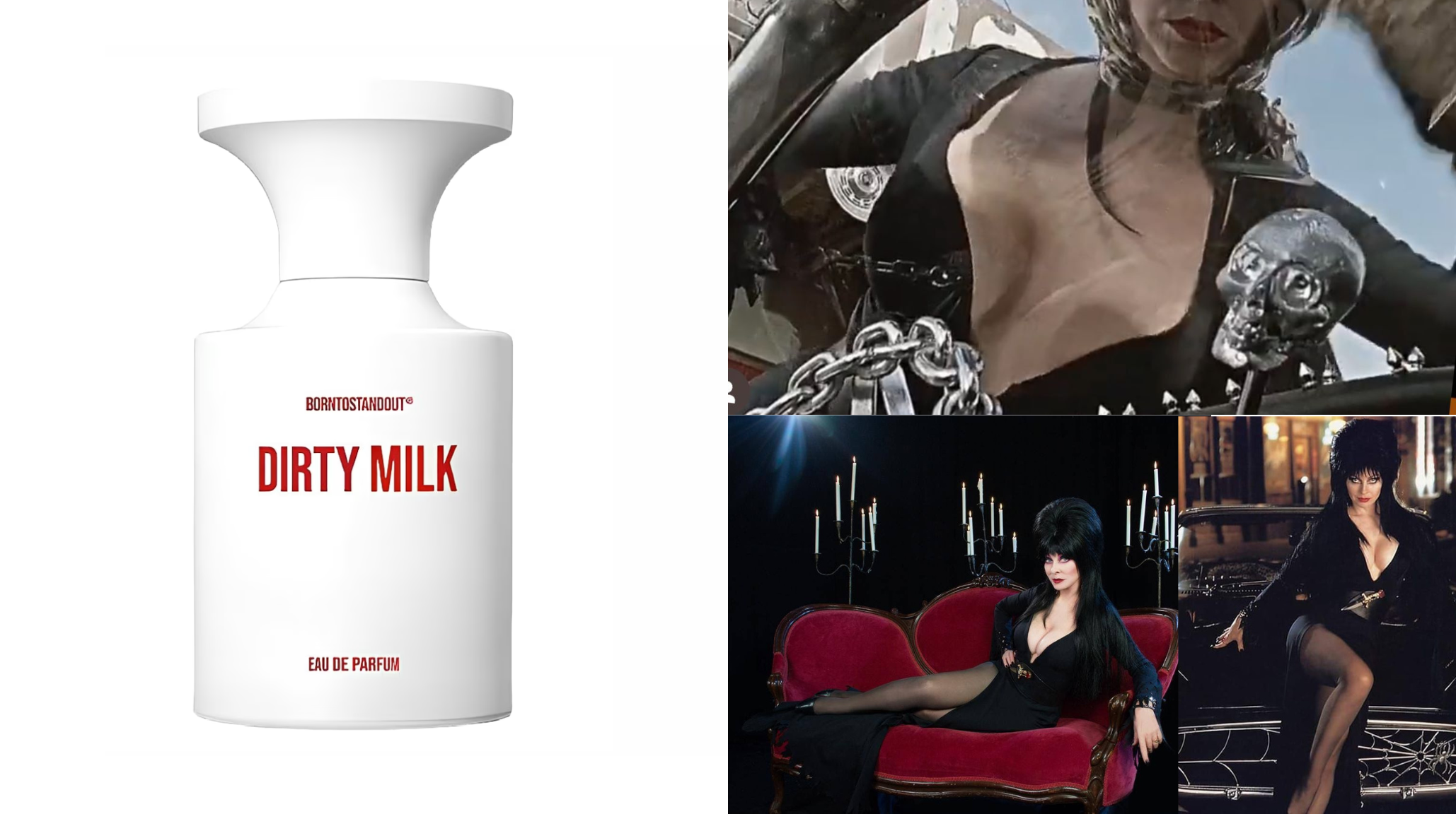 Born to Stand Out Dirty Milk goth mommy perfume with gothic glamour aesthetic - creamy sensual dark fragrance