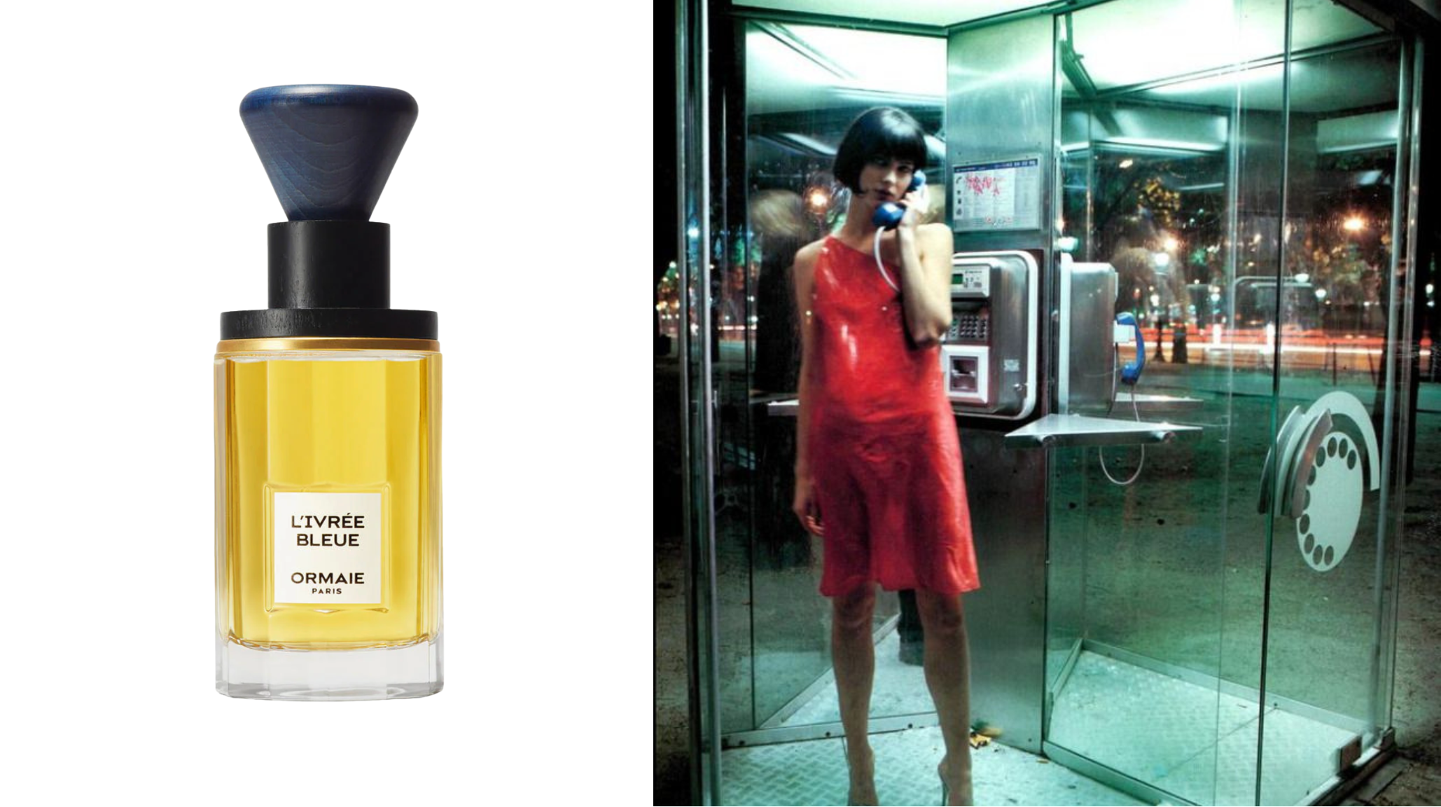 L'Ivrée Bleue by Ormaie Paris perfume with Studio 54 disco aesthetic - rum cacao vanilla sensual summer fragrance