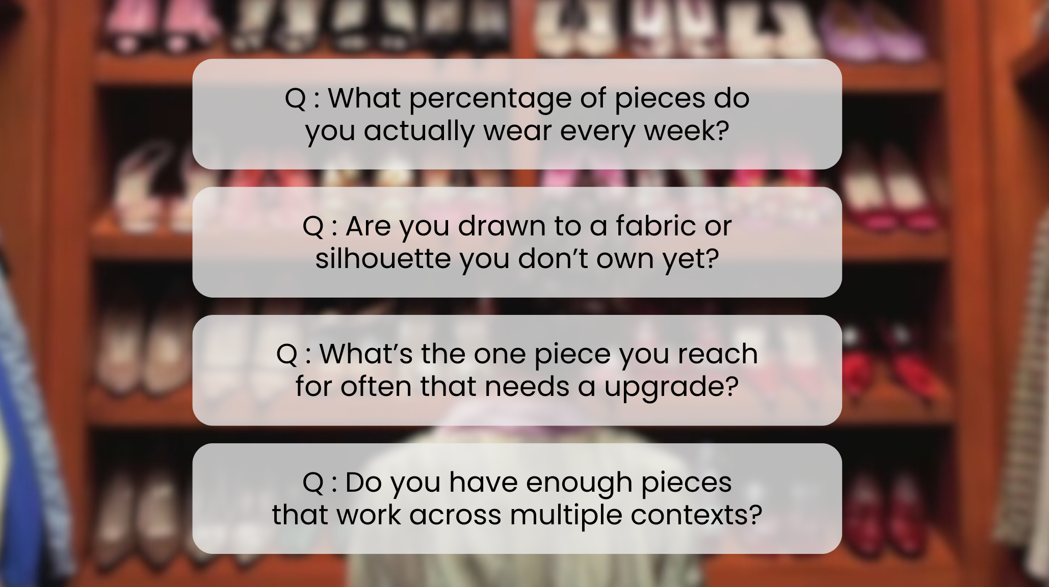 closet audit questions overlay how to build a wardrobe you'll actually want to wear