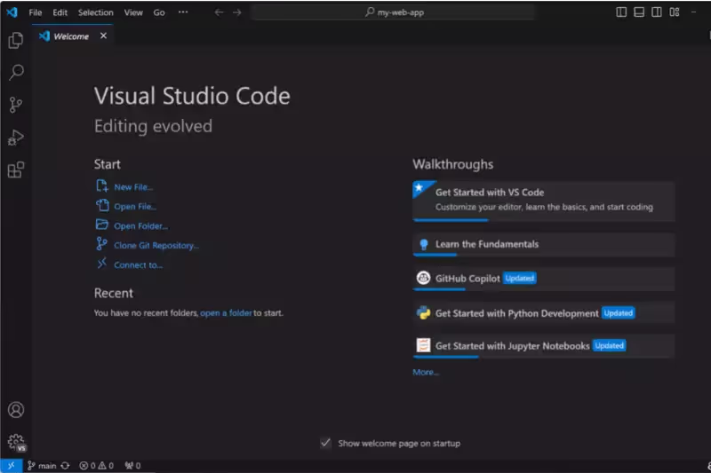 Launch Visual Studio Code