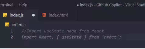 Copilot will generate the code.