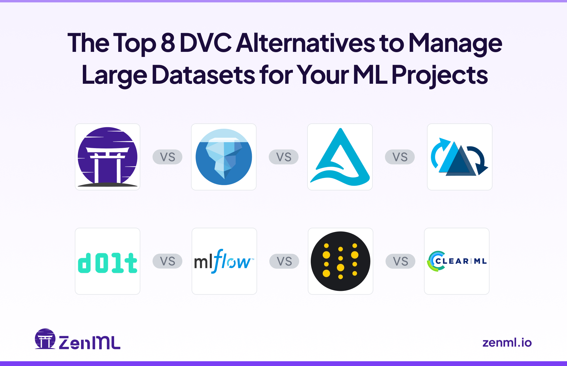 The Top 8 DVC Alternatives to Manage Large Datasets for Your ML Projects