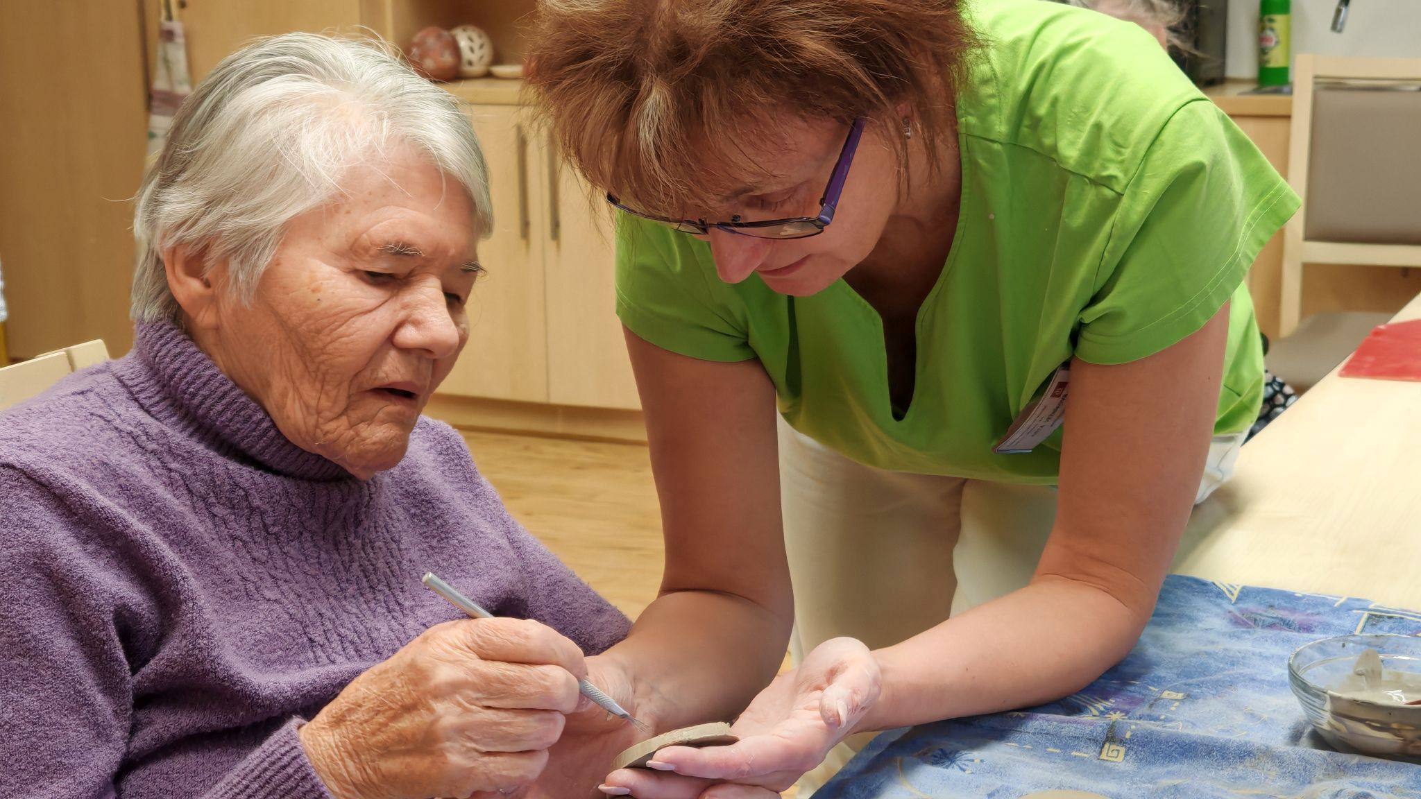 klienta ze Staroměstské s paní Věžníkovou