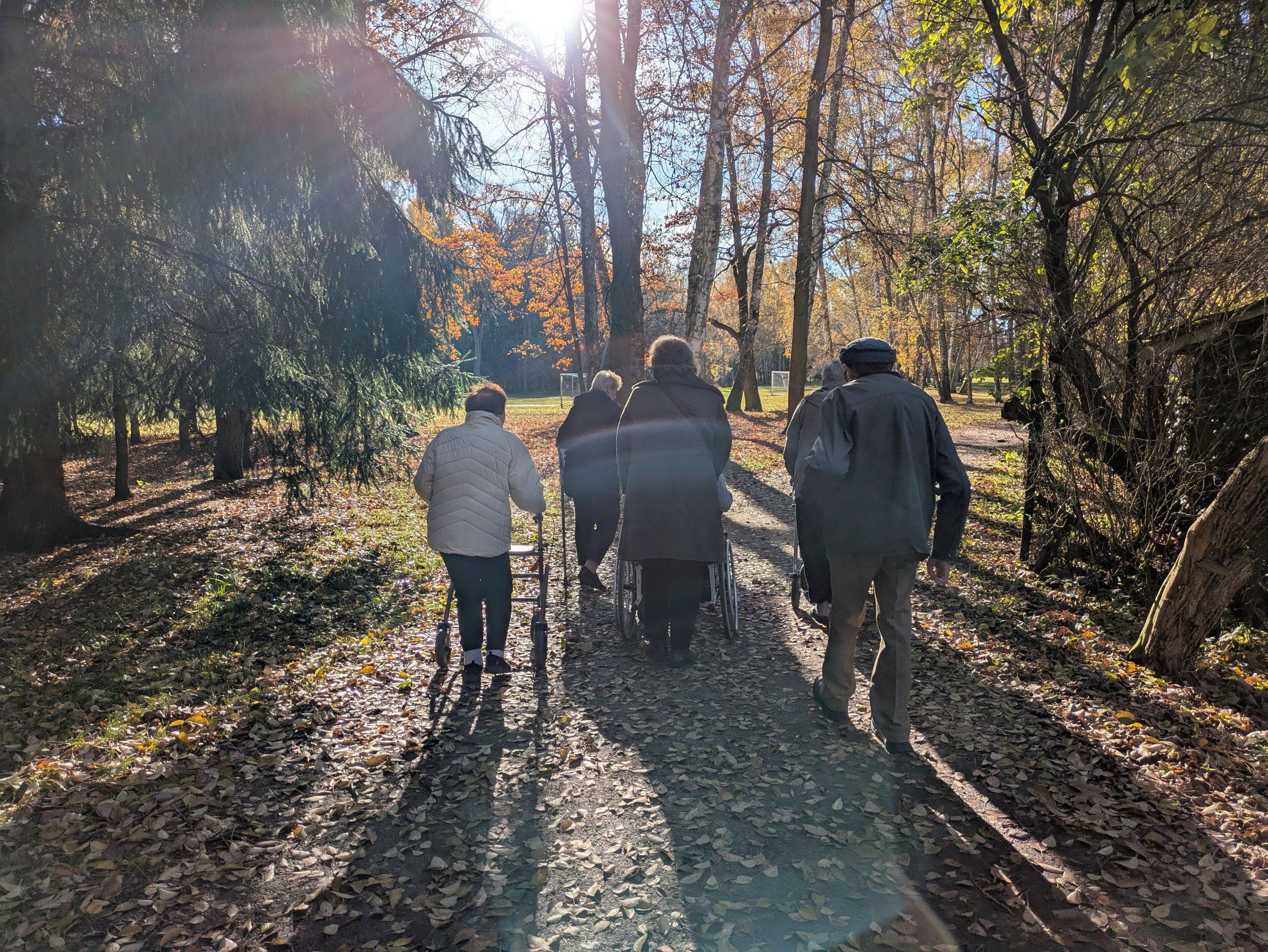 Klienti z druhého patra se vydali do Stromovky