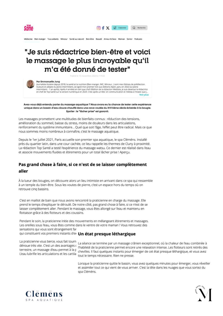 Article Éclaireuses, Spa Clēmēns
