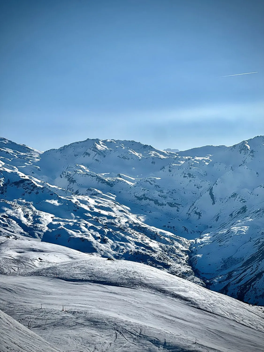 Skiing in Courchevel