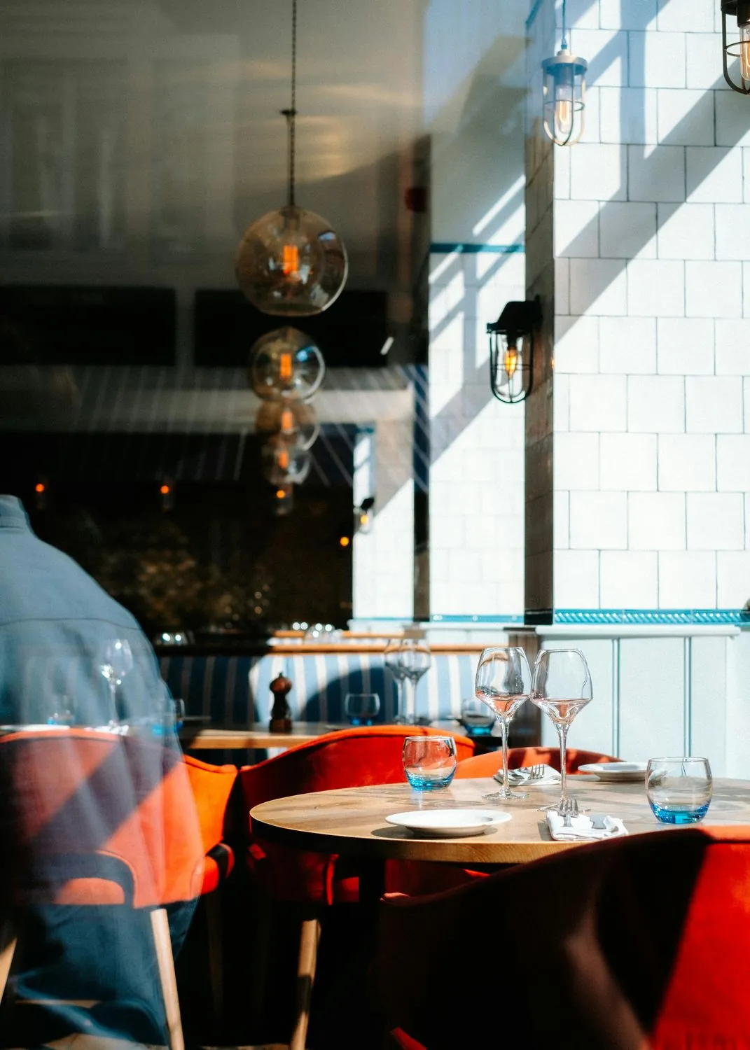 London restaurant interior