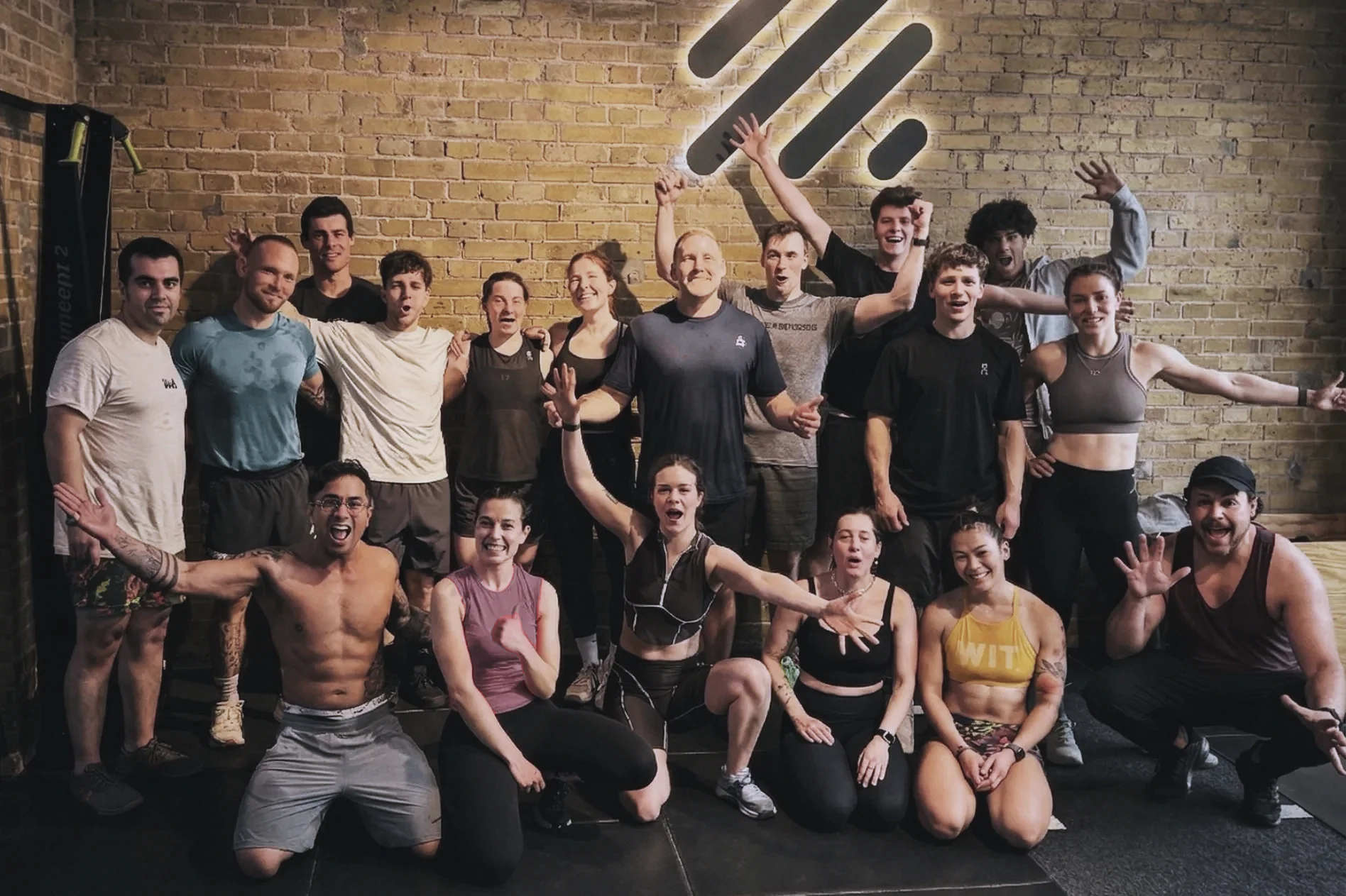 Gruppenfoto der BLN.Athletics Community
