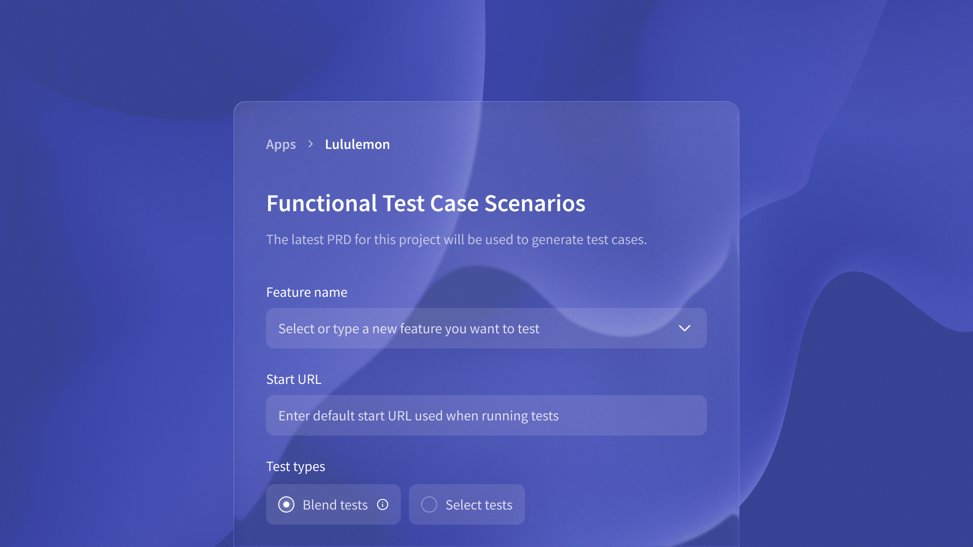 AI-powered test case generation with QA flow