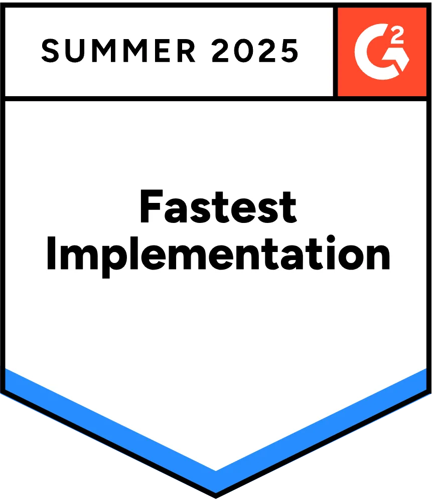Fastest Implementation Summer 2025 Badge