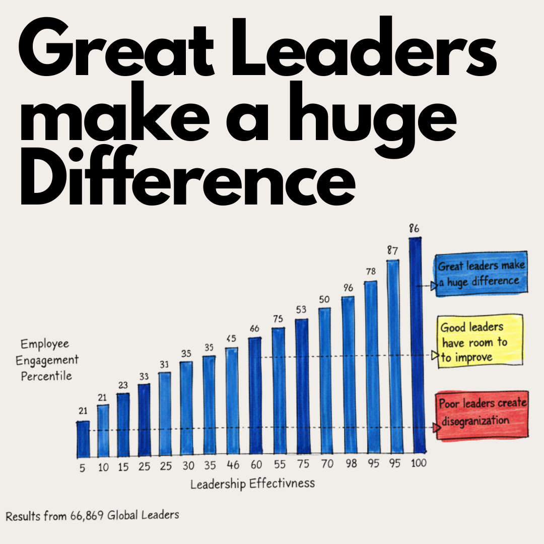 Great Leaders make a huge Difference