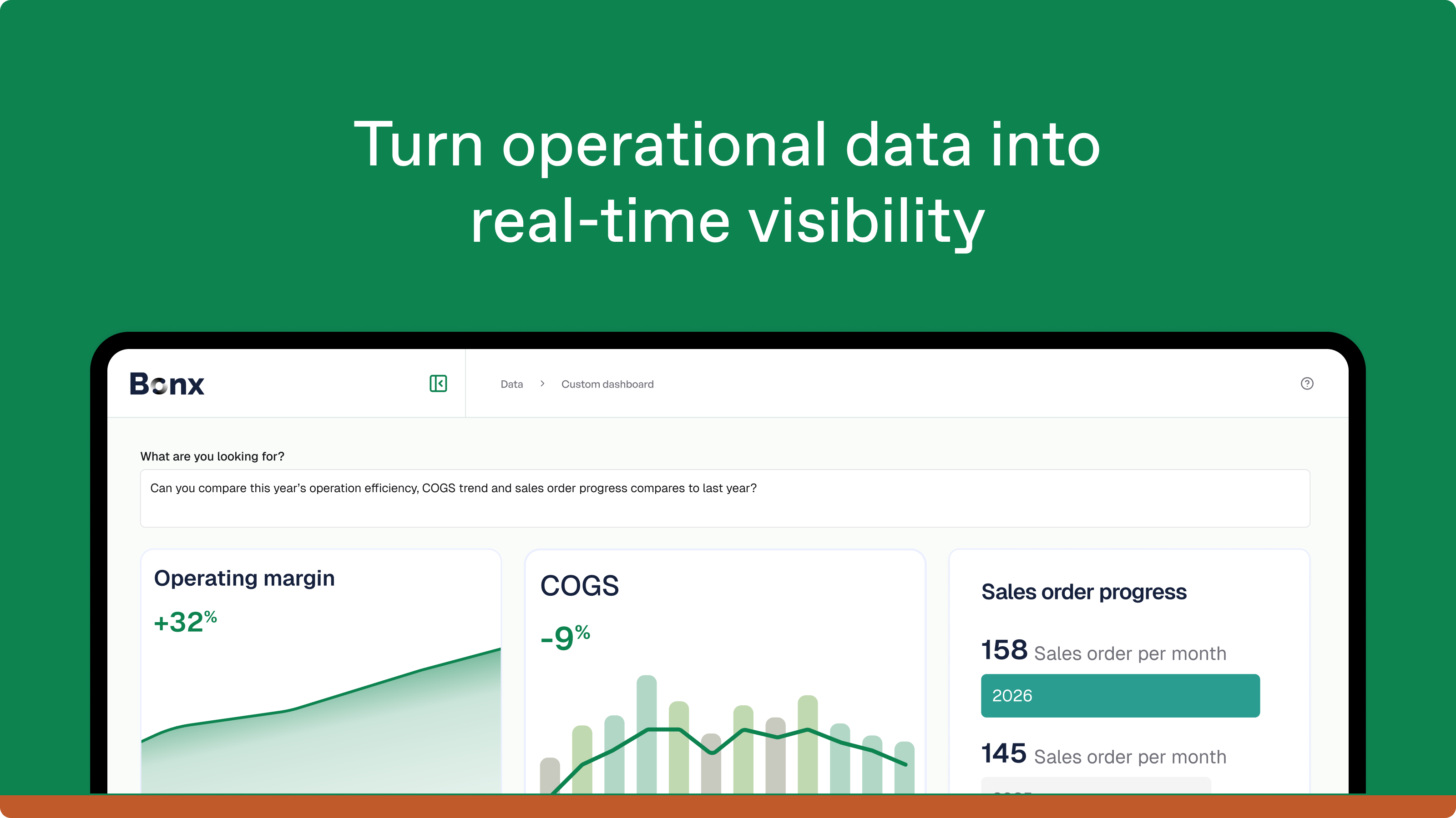 Production KPI dashboard for manufacturing KPIs including OEE, OTIF, first pass yield, and real-time production visibility.