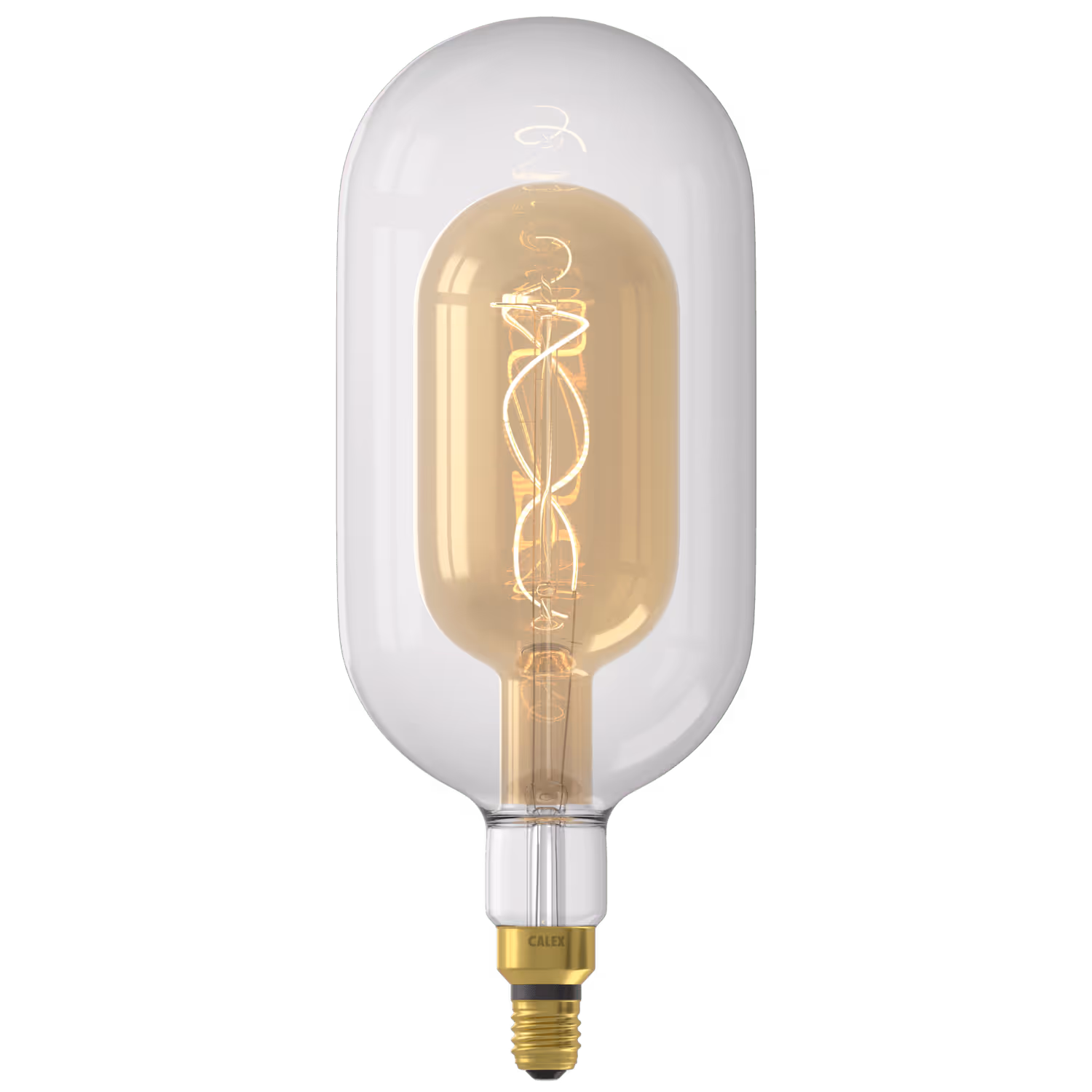 Calex Sundsvall - E27 - Filament - Clear/Gold-WarmWhite- 3W - Dimmable