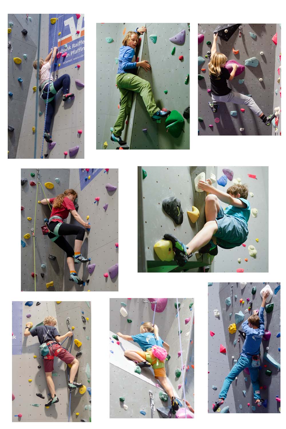 Wettkampfgruppen Kids und Jugend im Kletterturm Gschwendt