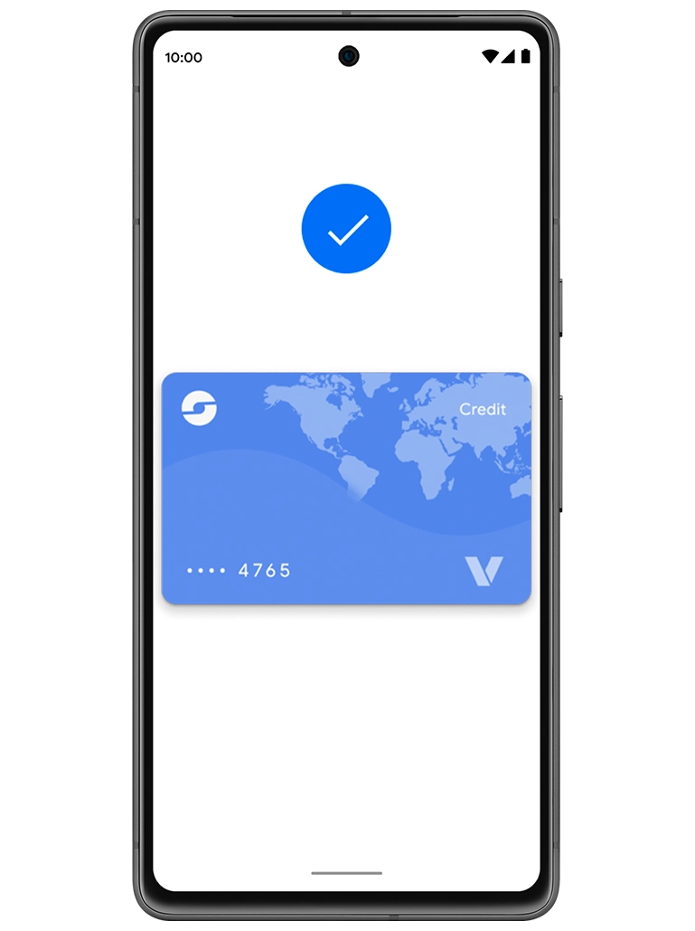 Google Pay succesful payment on a Google Pixel phone