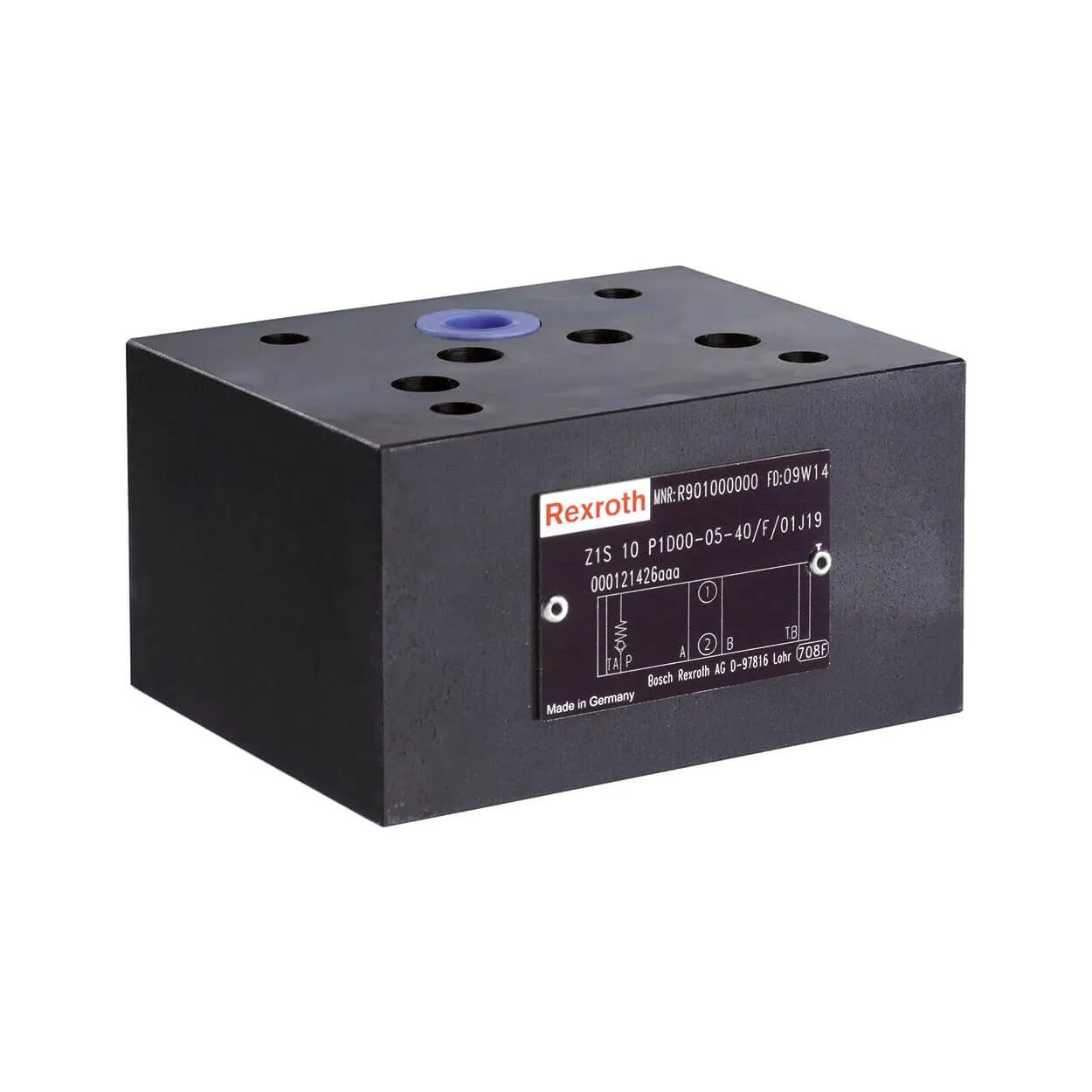 Z1S10F1-3X/V Sandwich plate check valve