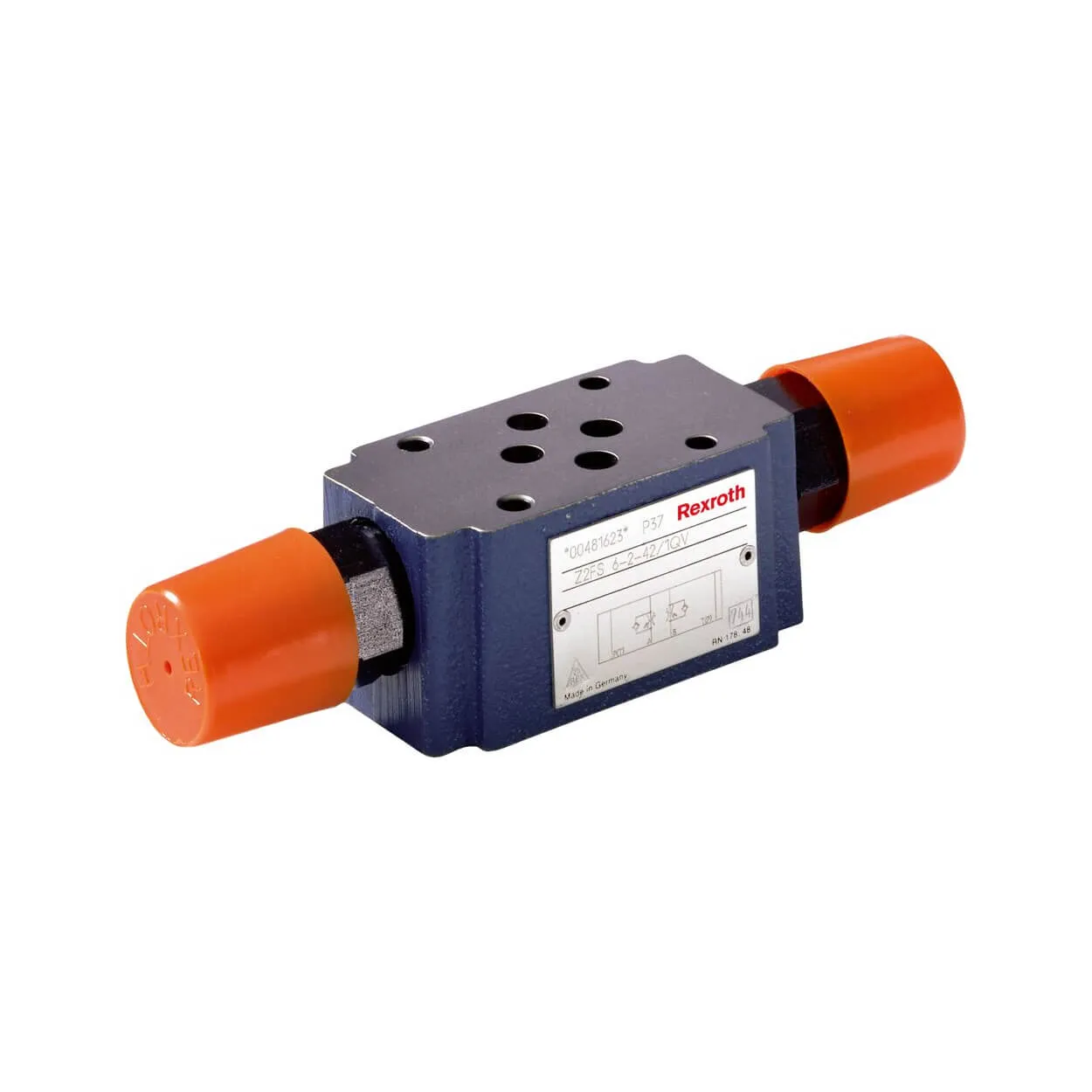 Z2FS6-2-4X/2Q Sandwich Plate Double Throttle/Check Valve