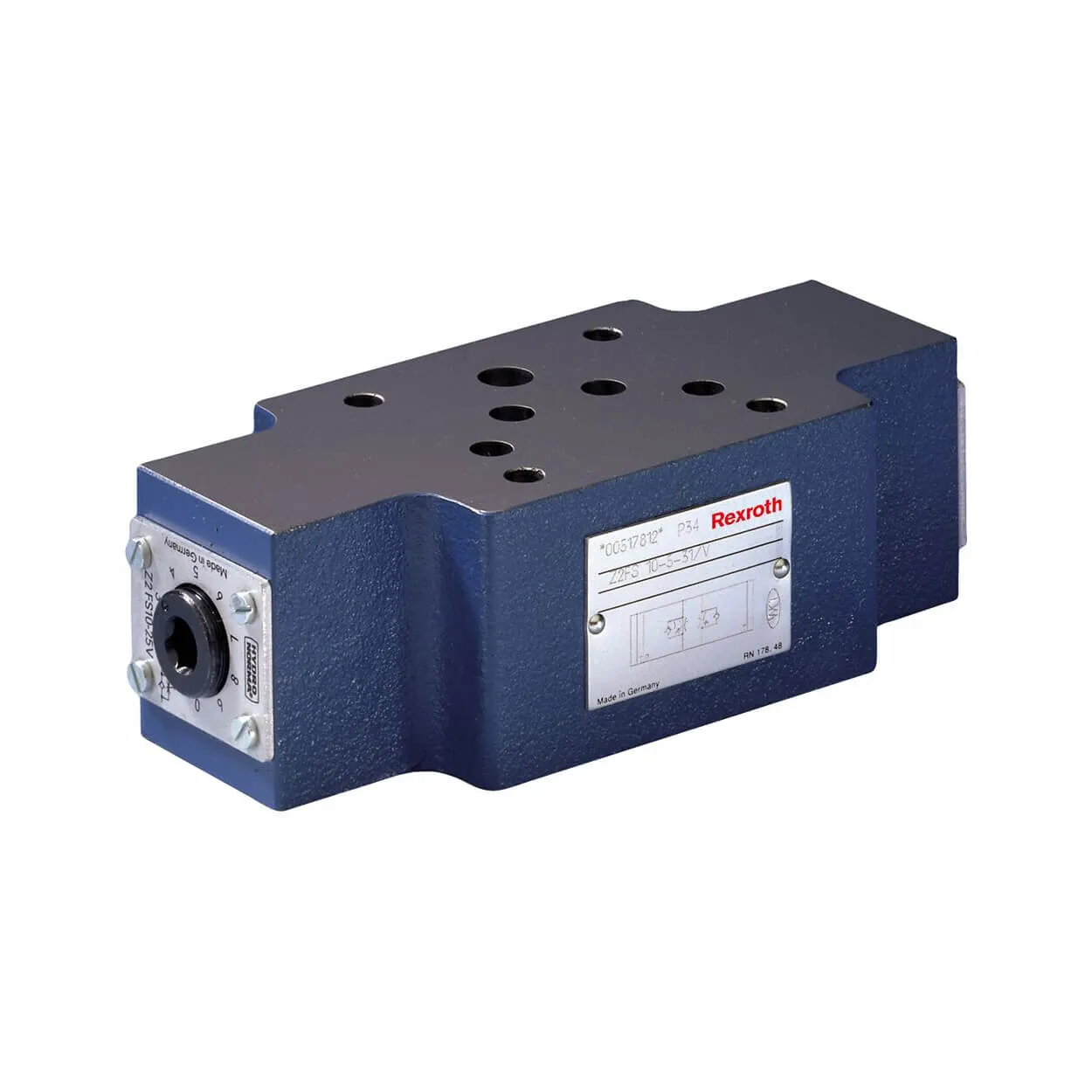 Z2FS10A5-3X/S2V Sandwich Plate Double Throttle/Check Valve