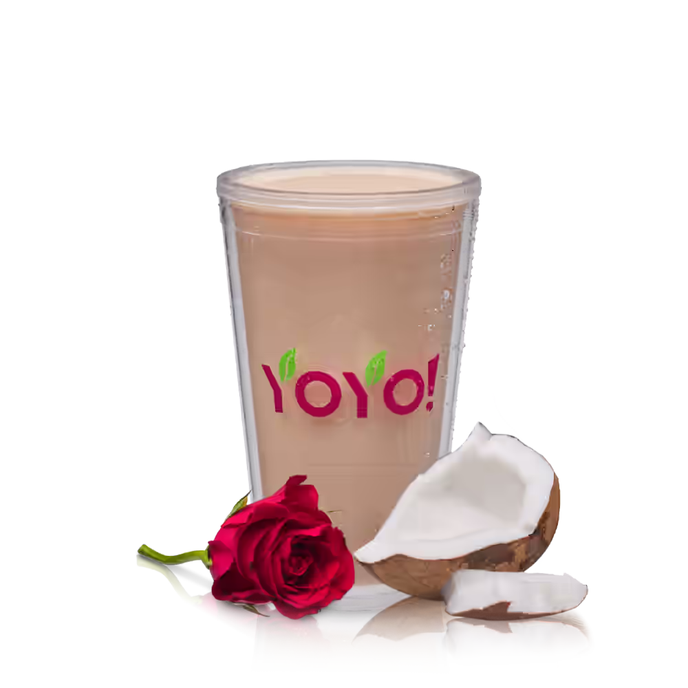 Rose Coconut Milk Tea