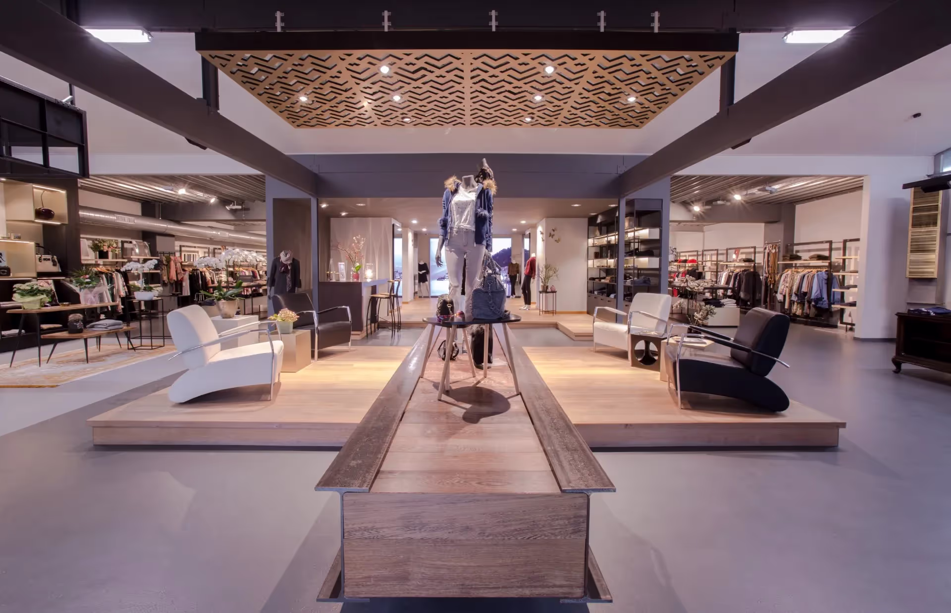 Sfeerbeeld van de COMO Fashion boetiek