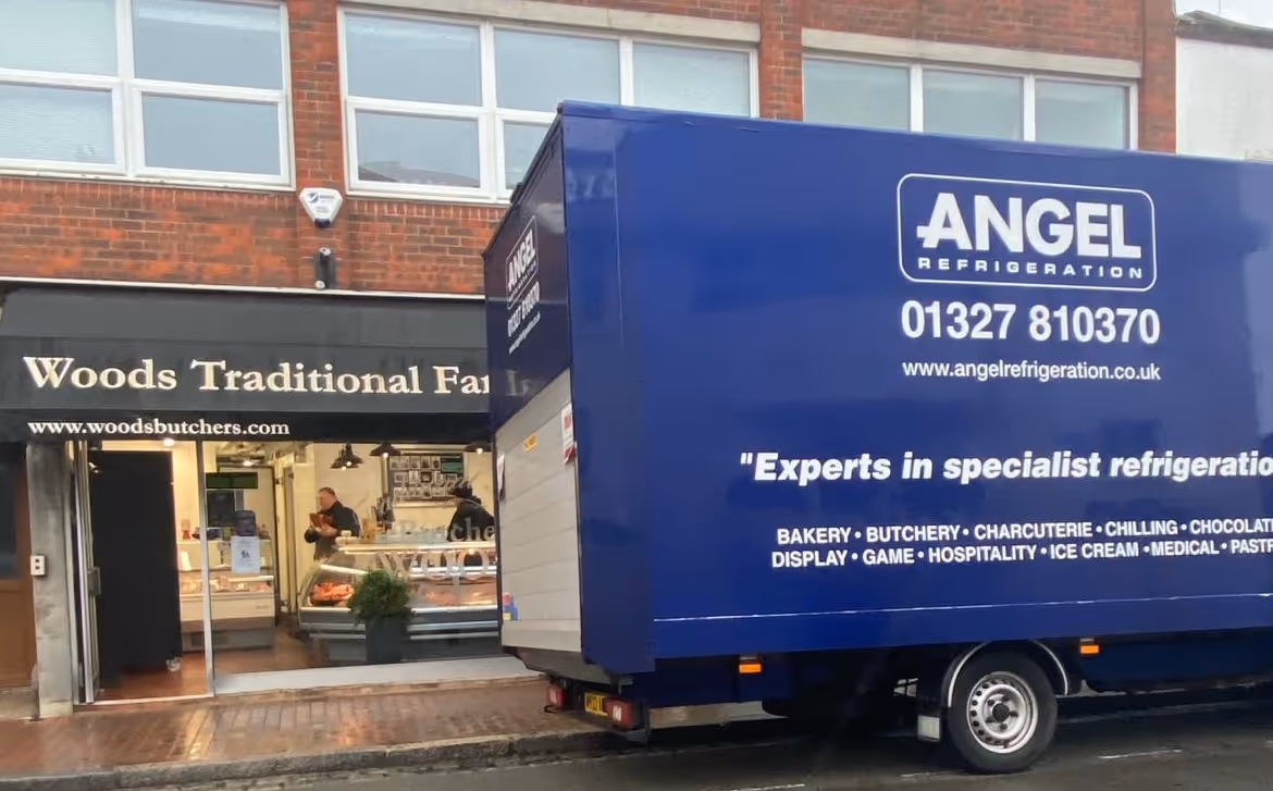 Angel Refrigeration Van on Delivery