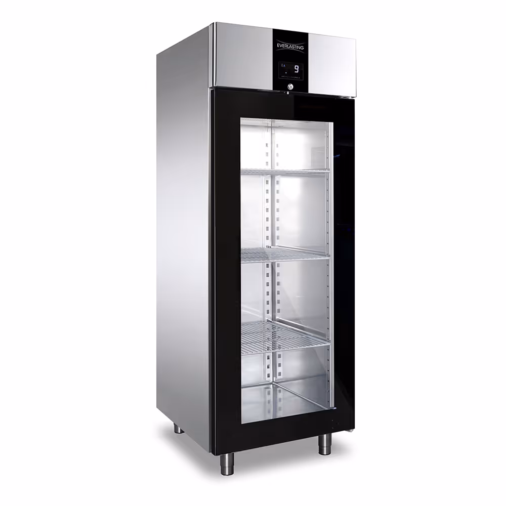 Everlasting PROFESSIONAL GN2/1 Fridge Upright Glass Door