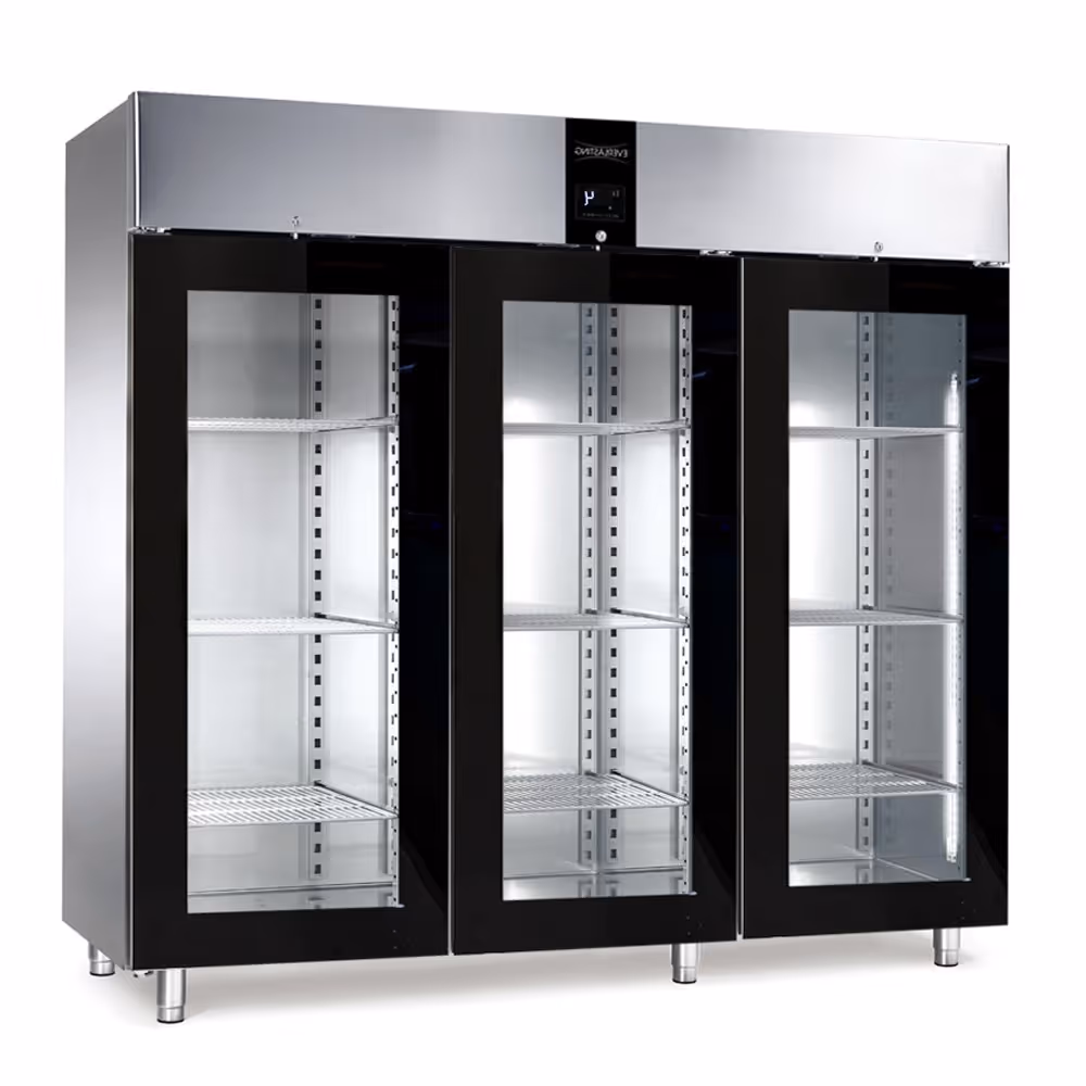 Everlasting PROFESSIONAL GN2/1 Freezer Upright Glass Triple Door