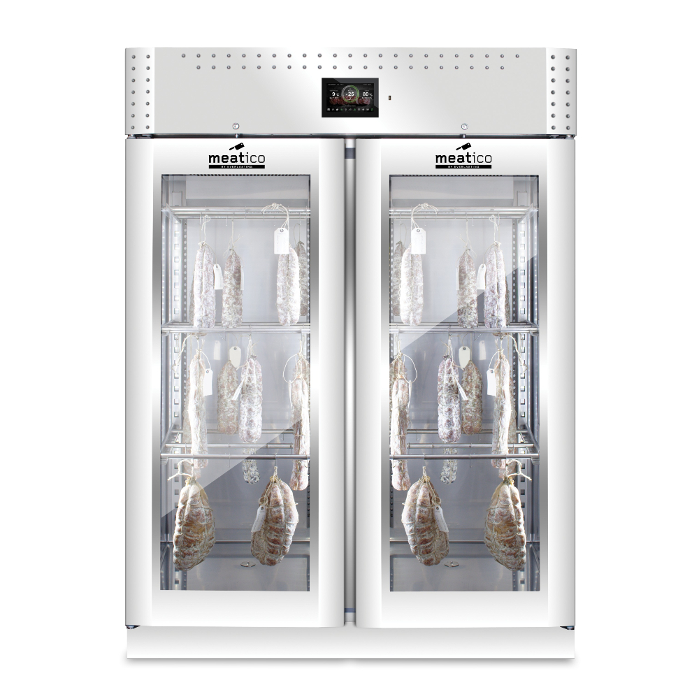 Everlasting Meatico ALL IN ONE 1500 VIP Charcuterie Fermentation & Drying Cabinet Double Glass Door