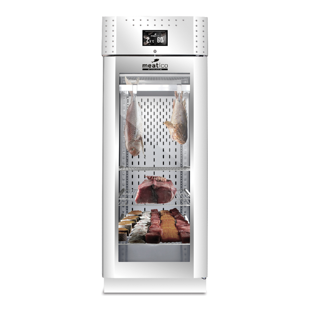 Everlasting Meatico FISH 700 VIP Fish Dry Aging Refrigerated Cabinet Single Glass Door